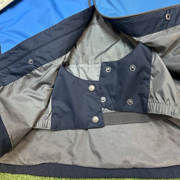 Eddie Bauer Weatheredge PLUS Men Hooked Shell Waterproof Ski Jacket XL Blue - Picture 7 of 14